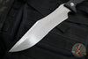 Microtech Arbiter Fixed Blade- Black Handle- Apocalyptic Full Serrated Blade 104-12 AP
