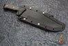 Microtech Arbiter Fixed Blade Knife- Carbon Fiber Scales- DLC Black Part Serrated Edge 104-2 DLCCFS
