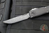 Microtech Ultratech ZBP Zero Blade Play OTF Knife- Clip Point- Black Handle- Vegas Forge Reptilian Pattern Damascus Blade 1121-16 MS4