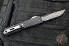 Microtech Ultratech ZBP Zero Blade Play OTF Knife- Clip Point- Black Handle- Vegas Forge Reptilian Pattern Damascus Blade 1121-16 MS4