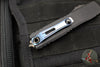 Microtech Ultratech ZBP Zero Blade Play OTF Knife- Clip Point- Black Handle- Baker Forge Blued Icestorm Damascus Blade 1121-16 MS2
