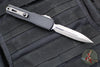 Microtech Ultratech ZBP Zero Blade Play OTF Knife- Double Edge- Black Handle- Apocalyptic Blade 1122-10 AP
