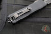 Microtech Ultratech ZBP Zero Blade Play OTF Knife- Double Edge- Shadow Edition- Black Handle- Black DLC Plain Edge Blade- DLC Hardware 1122-1 DLCTSH