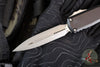 Microtech Ultratech OTF Knife- GEN IV- Double Edge- Black Handle- Apocalyptic Finished Blade 11224-10 AP