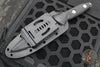 Microtech Socom Alpha Fixed Blade- Black Handle- Stonewash Blade 113-10