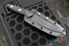 Microtech Socom Alpha Fixed Blade- Black Handle- Stonewash Blade 113-10