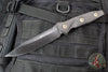 Microtech Socom Alpha Fixed Blade- Single Edge- Carbon Fiber Handle- Black DLC Blade 113-1 DLCCFS SERIAL NUMBER 06
