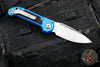 Microtech LUDT OTS Knife- Gen III- Blue Handle- Stonewash Blade 1135-10 BL