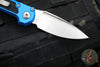 Microtech LUDT OTS Knife- Gen III- Blue Handle- Stonewash Blade 1135-10 BL