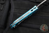 Microtech LUDT OTS Knife- Turquoise Handle- Stonewash Blade 1135-10 TQ