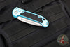 Microtech LUDT OTS Knife- Turquoise Handle- Stonewash Blade 1135-10 TQ