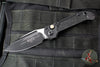 Microtech LUDT OTS Knife- Single Edge- Tactical- Black Handle- Black Plain Edge Blade 1135-1 T