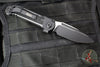 Microtech LUDT OTS Knife- Single Edge- Tactical- Black Handle- Black Plain Edge Blade 1135-1 T