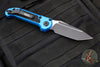 Microtech LUDT OTS Knife- Blue Handle- Black Blade 1136-1 BL
