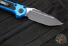 Microtech LUDT OTS Knife- Blue Handle- Black Blade 1136-1 BL
