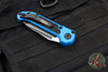 Microtech LUDT OTS Knife- Blue Handle- Black Blade 1136-1 BL