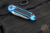 Microtech LUDT OTS Knife- Blue Handle- Black Blade 1136-1 BL