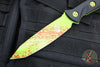 Microtech Socom Alpha- Tanto Edge- Black G-10 Handle With Zombietech Finished Blade 114-1 Z
