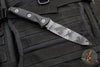 Microtech Socom Alpha- Tanto Edge- Black G-10 Handle With Urban Camo Finished Part Serrated Blade 114-2 UCS