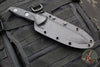 Microtech Socom Alpha- Tanto Edge- Black G-10 Handle With Urban Camo Finished Part Serrated Blade 114-2 UCS