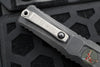 Microtech Combat Troodon Gen III OTF Knife- Double Edge- Apocalyptic Black Handle- Apocalyptic Blade 1142-10 APBKAP Gen III 2024