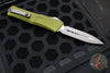 Microtech Combat Troodon Gen III OTF Knife- Double Edge- Green Handle- Apocalyptic Blade 1142-10 APOD Gen III 2024