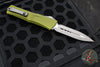 Microtech Combat Troodon Gen III OTF Knife- Double Edge- Green Handle- Apocalyptic Blade 1142-10 APOD Gen III 2024