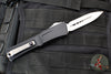 Microtech Combat Troodon Gen III OTF Knife- Double Edge- Black Handle- Stonewash Blade 1142-10 Gen III