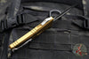 Microtech Combat Troodon Gen III OTF Knife- Double Edge- Tan Handle- Stonewash Blade 1142-10 TA Gen III 2024