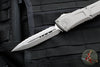 Microtech Combat Troodon Gen III OTF Knife- Double Edge- Natural Clear Handle- Apocalyptic Full Serrated Blade 1142-12 APNC Gen III 2024