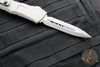 Microtech Combat Troodon Gen III OTF Knife- Double Edge- Natural Clear Handle- Apocalyptic Full Serrated Blade 1142-12 APNC Gen III 2024