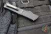 Microtech Combat Troodon Gen III OTF Knife- Double Edge-Shadow Edition- Black Handle- Black DLC Plain Edge Blade 1142-1 DLCTSH Gen III