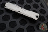 Microtech Combat Troodon Gen III OTF Knife- Double Edge- Natural Clear Finished Handle- Black Plain Edge Blade 1142-1 NC Gen III 2024