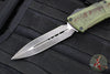 Microtech Combat Troodon Gen III OTF Knife- Double Edge- Outbreak Finished Handle- Distressed Outbreak Black Blade 1142-1 OBS Gen III