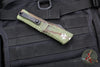 Microtech Combat Troodon Gen III OTF Knife- Double Edge- Outbreak Finished Handle- Distressed Outbreak Black Blade 1142-1 OBS Gen III