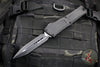 Microtech Combat Troodon Gen III OTF Knife- Double Edge- Tactical- Black Handle- Black Plain Edge Blade 1142-1 T Gen III