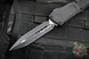 Microtech Combat Troodon Gen III OTF Knife- Double Edge- Tactical- Black Handle- Black Plain Edge Blade 1142-1 T Gen III
