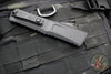 Microtech Combat Troodon Gen III OTF Knife- Double Edge- Tactical- Black Handle- Black Plain Edge Blade 1142-1 T Gen III