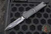 Microtech Combat Troodon Gen III OTF Knife- Double Edge- Tactical- Black Handle- Black Part Serrated Edge Blade 1142-2 T Gen III 2024