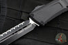 Microtech Combat Troodon Gen III OTF Knife- Double Edge- Tactical- Black Handle- Black Full Serrated Edge Blade 1142-3 T Gen III
