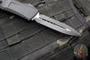 Microtech Combat Troodon Gen III OTF Knife- Double Edge- Tactical- Black Handle- Black Full Serrated Edge Blade 1142-3 T Gen III