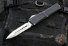 Microtech Combat Troodon Gen III OTF Knife- Double Edge- Black Handle- Satin Blade 1142-4 Gen III