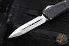 Microtech Combat Troodon Gen III OTF Knife- Double Edge- Black Handle- Satin Blade 1142-4 Gen III