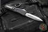Microtech Combat Troodon Gen III OTF Knife- Double Edge- Black Handle- Satin Blade 1142-4 Gen III