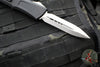 Microtech Combat Troodon Gen III OTF Knife- Double Edge- Black Handle- Satin Blade 1142-4 Gen III