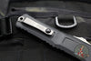 Microtech Combat Troodon Gen III OTF Knife- Double Edge- Black Handle- Satin Blade 1142-4 Gen III