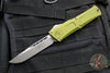 Microtech Combat Troodon Gen III OTF Knife- Single Edge- Green Handle- Apocalyptic Blade 1143-10 APOD Gen III