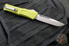 Microtech Combat Troodon Gen III OTF Knife- Single Edge- Green Handle- Apocalyptic Blade 1143-10 APOD Gen III