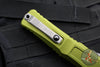Microtech Combat Troodon Gen III OTF Knife- Single Edge- Green Handle- Apocalyptic Blade 1143-10 APOD Gen III