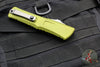 Microtech Combat Troodon Gen III OTF Knife- Single Edge- Green Handle- Apocalyptic Blade 1143-10 APOD Gen III